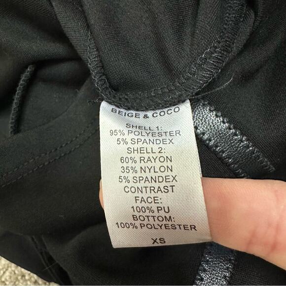 NWT Beige & Coco Strut Corset Lace Up Long Sleeve Romper in Black Size XS - Picture 10 of 11